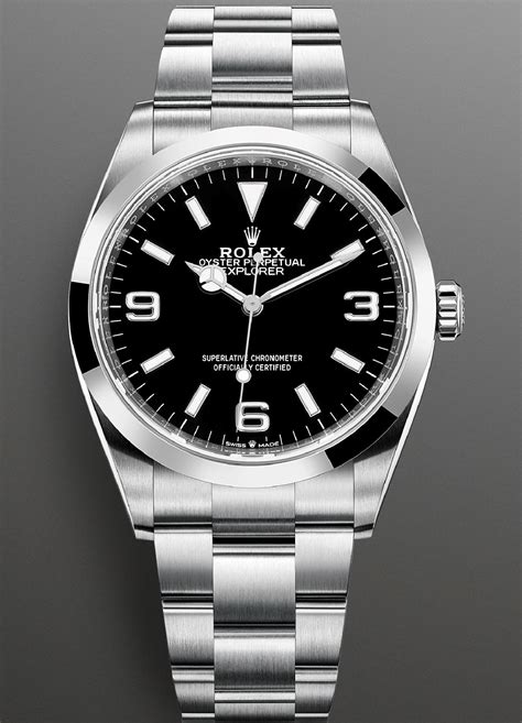 rolex oyster steel explorer 36